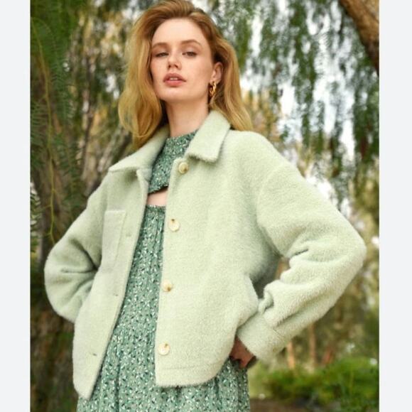 GRAYLIN NATE COZY CROPPED JACKET, SIZE M - Picture 1 of 9